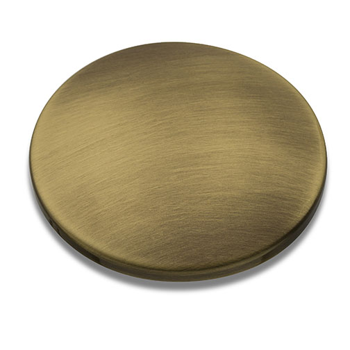 Brushed old brass 	